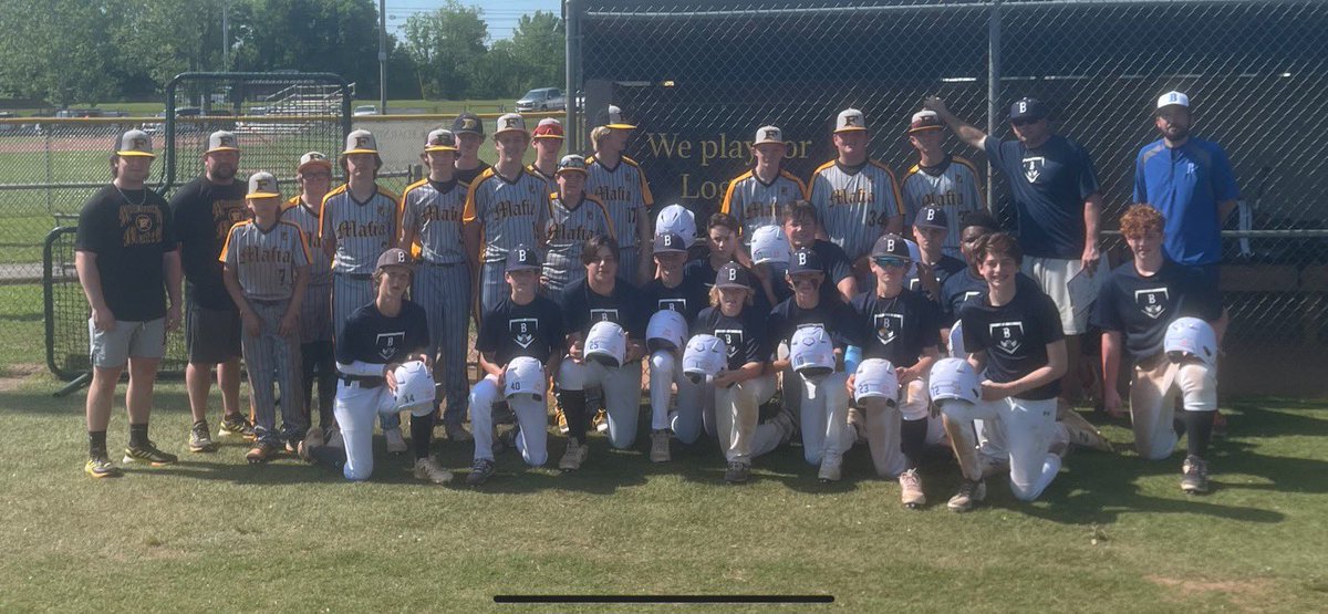 Thank you <a href="/bluesbaseballtn/">Blues Baseball</a> for a great game. Took a picture in front of our sign for Logan Hall who passed away recently. It’s bigger than baseball and this is all a brotherhood! Much love guys and good luck to you all the rest of the season! #WePlayForLogan