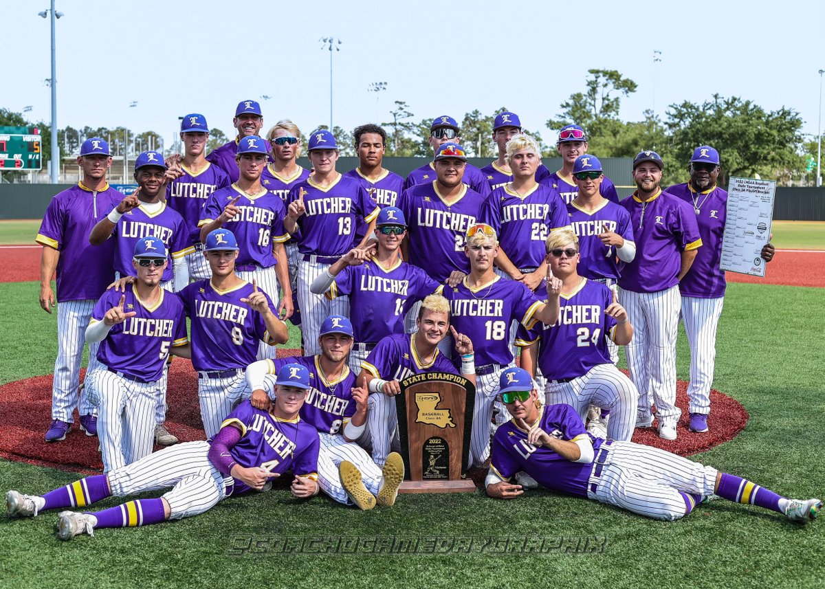 🏆⚾️LHSAA BASEBALL STATE CHAMPIONSHIPS🏆⚾️

CLASS 3A STATE CHAMPIONS
#3 <a href="/LutcherBaseball/">Lutcher Baseball</a> Bulldogs (31-9)

Fifth State Championship In School History!

📸 <a href="/MichaelOdendah4/">Michael Odendahl</a>