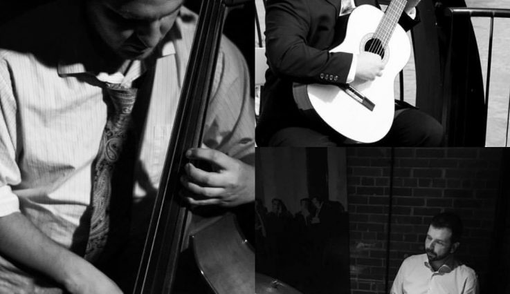 forloveofjazz's tweet photo. #Jazz tonight (Saturday) #Calgary: the Half Step Trio--Jeremy Doody guitar, Curtis Phagoo bass &amp; @TylerReimer1 drums--plays jazz standards with a funky twist, 8-11 pm in the Hawthorn Dining Room and Bar, Fairmont Palliser Hotel @Fairmont_PAL, 133 9 Av SW, 403-260-1219, no cover. https://t.co/DNnk8qlMzX
