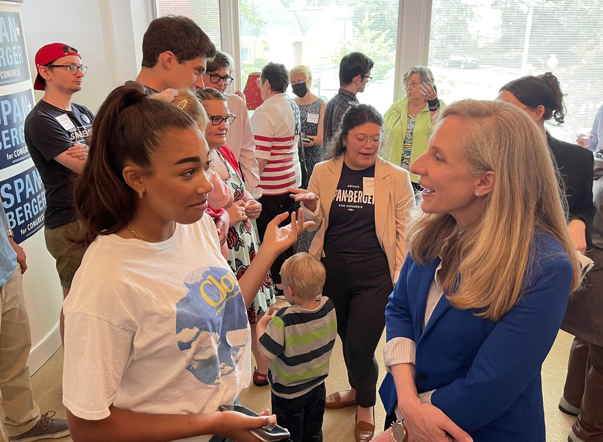 SpanbergerForVA's tweet photo. Thank you to all the volunteers, organizers, and friends (new &amp; old), who came out for the #TeamSpanberger Campaign HQ grand opening today! https://t.co/h4SISryvah
