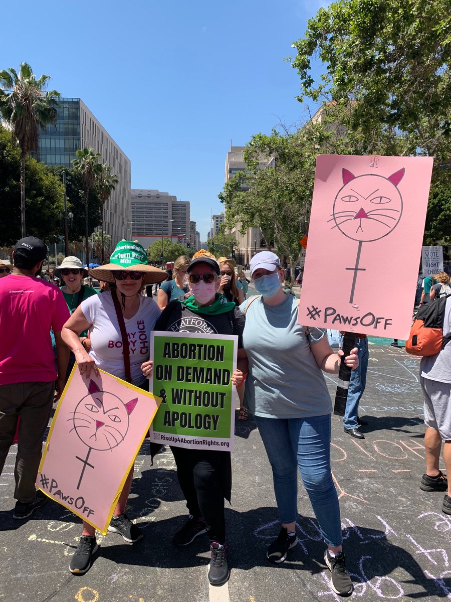GirlPakProds's tweet photo. #WomensMarch2022
#losangeles
#pawsoff
#bodyautomy
#abortionrights
#righttoprivacy https://t.co/7ak255qTey