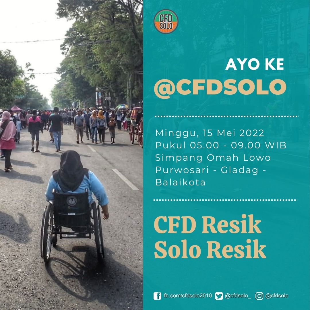cfdsolo_'s tweet photo. Ayo ke #CFD, 05.00 - 09.00
#CFDNoPolitics
#CFDJustForFun
#CFDResikSoloResik
#CFDIndonesia
#CFDSolo
#KotaSolo https://t.co/g3RZJrUPr3