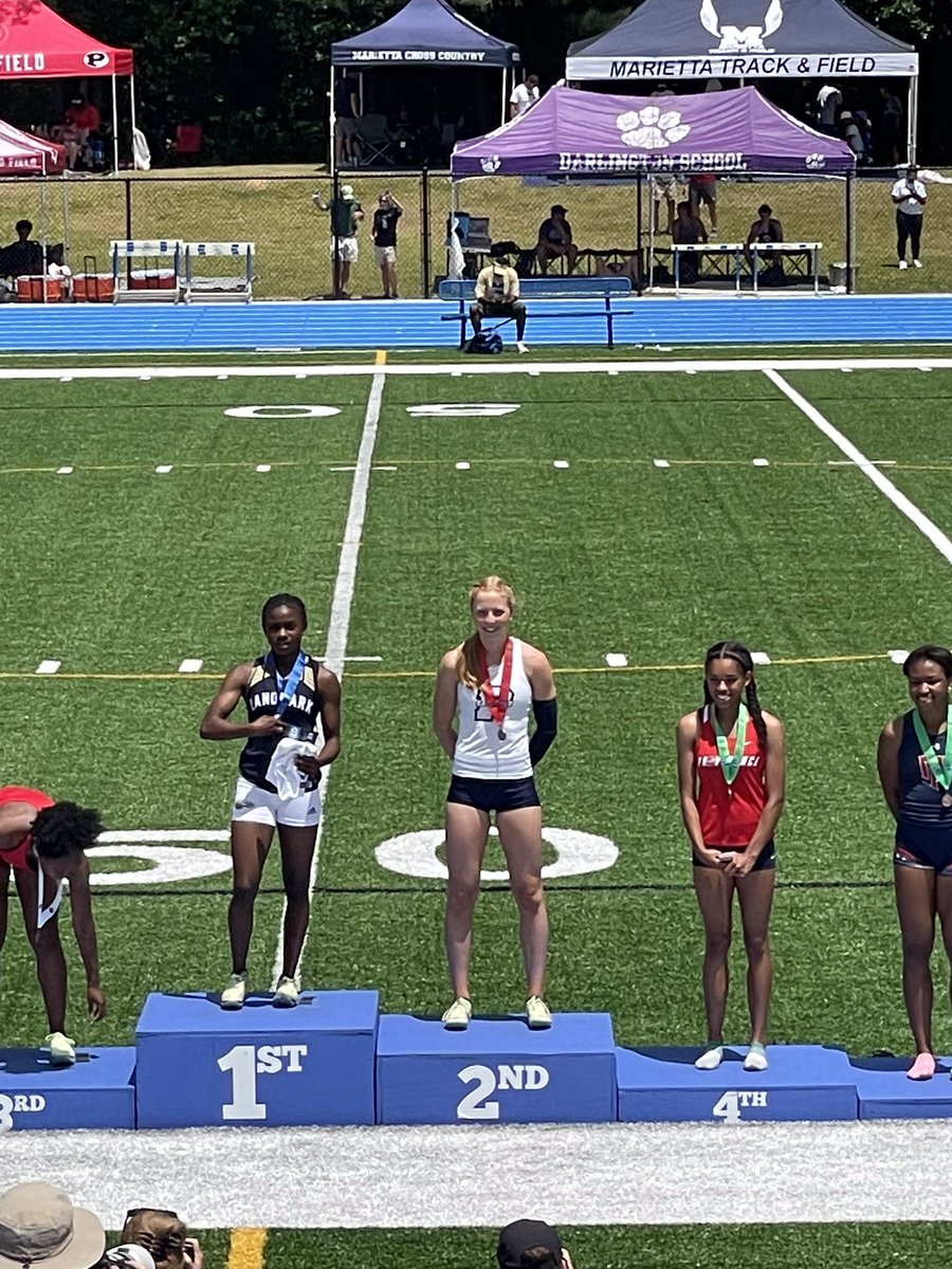 Audrey finished second with a blazing time of 12.11 in the 100m and she finished 4th in the long jump. She shattered her school record in the 100!! Way to go Audrey <a href="/avandagriff12/">audrey vandagriff</a> <a href="/kbv18/">Kelly Vandagriff</a> <a href="/GVandagriff/">Greg Vandagriff</a> <a href="/BrockVandagriff/">Brock 🌊</a> <a href="/AnnaGVandagriff/">AG Vandagriff</a>