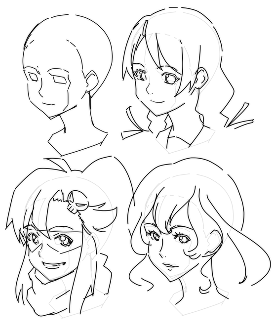 尊敬してやまない(元?)アニメーターさんの「どんなアニメも僕から見たら一緒の顔なんです」

少しだけ理解できたかもです
※素体は同じ 