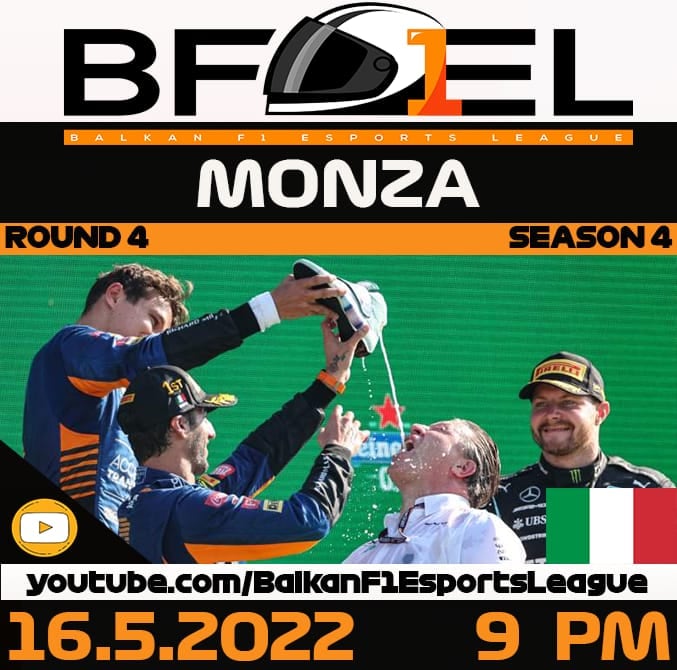 balkan_f1's tweet photo. Monday is comming soon!
Another great race is ahead of us!
Monza, Italian Grand Prix 🇮🇹
#F12022 #f12021 #f1esport #skf1 #lap76 #f1trke #racing #trke #balkan #ItalianGP #monza #f1community https://t.co/NL3tYhrjne