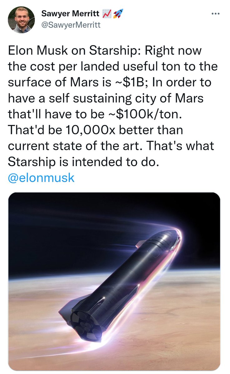 GalaxisGal's tweet photo. Onward! #SpaceX #MPS2035 #Forwardisup https://t.co/UuASa78OY3