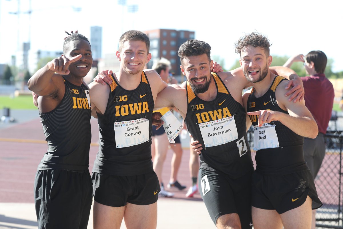 IowaXC_TF's tweet photo. #B1GTF | M 110mH Prelim

That's how WE do it 💪 Hawks put four hurdlers in the final 🔥🔥🔥🔥

3. Josh Braverman - 13.66 q, PR, No. 6 all-time
4. Gratt Reed - 13.67 Q, PR, No. 8 all-time
6. Grant Conway - 13.96 Q
7. Kalil Johnson - 14.00 q, PR

#Hawkeyes x #HurdleU https://t.co/eZOPwcsEA6