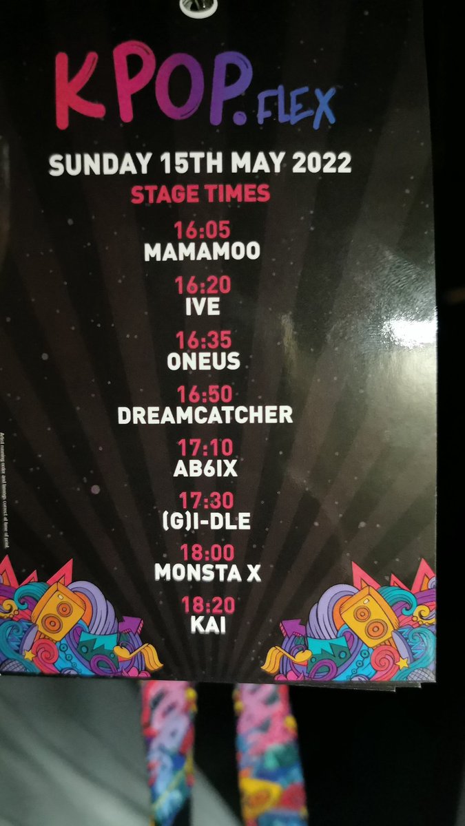 AsRegna's tweet photo. @kpop_flex Here's tomorrows lineup for those wondering. https://t.co/pnKVr3cYx5