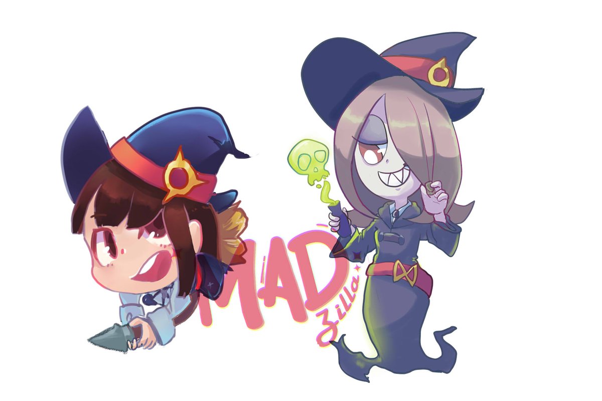 Themadzillart's tweet photo. #magicalgirl #LittleWitchAcademia #sucy
#Manbavaran #akko #atsukokagari #Chibi 
#mahoushojo https://t.co/JKaMC95wXn