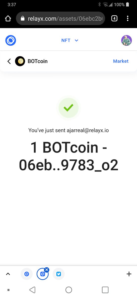 BSVGeir's tweet photo. @ajarbaezen @CrazyRobotNFT @relayxio A #MetaElegantBot gif with rainbow background and laser eyes for about $25? Only possible on #BitcoinSV ๐
#BOTCoin sent! https://t.co/Sz7Gg9eqla
