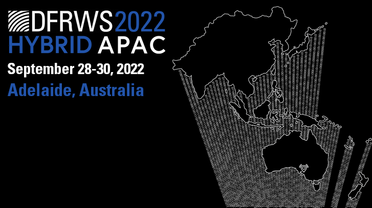 DFRWS's tweet image. Today&apos;s the last day to submit your presentation, panel, and workshop proposals for #DFRWSAPAC2022!  Submissions due by 2359 AOE on June 16. Join us in Adelaide, AUS or online Sept 28-30, 2022: dfrws.org/apac-2022-subm…