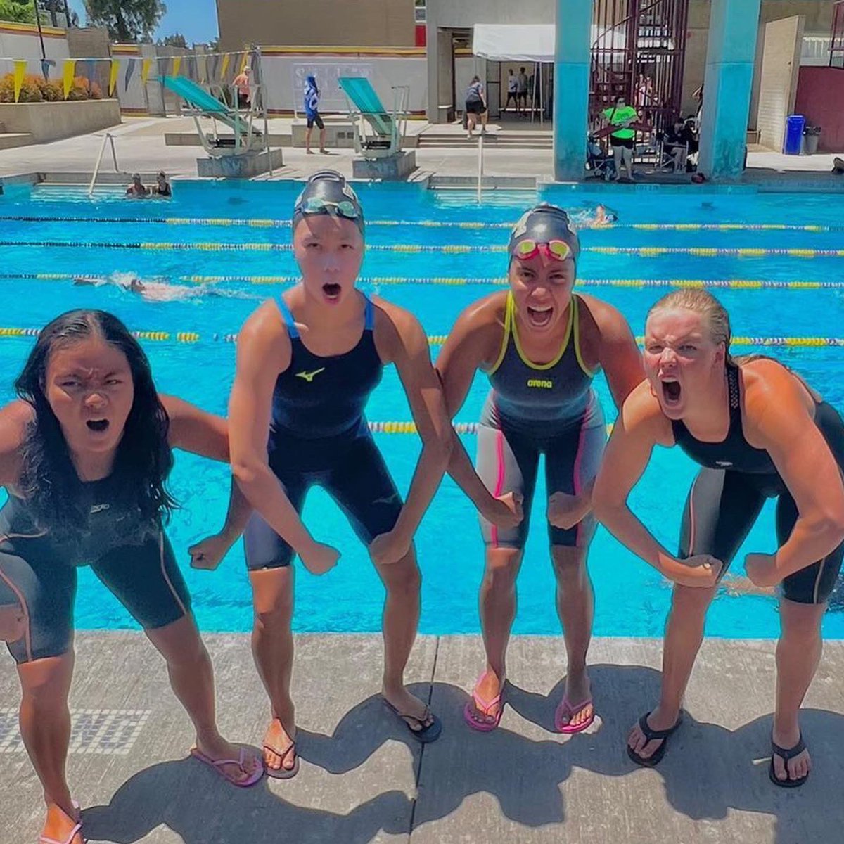 AMHSAquatics's tweet photo. 🚨N E W 🚨S C H O O L 🚨R E C O R D 🚨
⚡️A L L ⚡️ A M E R I C A N ⚡️

Girls 200 Free Relay 1:35.18

Sierra Thomas, Luna Balbuena, Ariana Yeh, Stephanie Sifferman https://t.co/o0z8rfeLBb