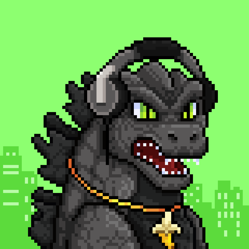 Whatcha think this big guy is listening to? 
Betcha can't guess! 🍸🧃🎧

#NFTCommunity #NFTGiveaways #MusicNFT