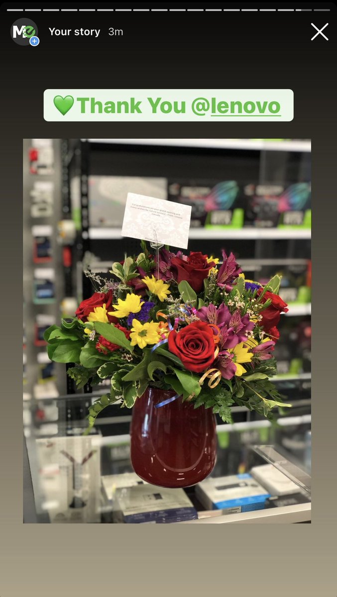 MemoryExpress's tweet photo. 🤩Thank You for all of our partners and sponsors. The flowers looks AMAZING!
#memoryexpress https://t.co/BVtqtChSbD