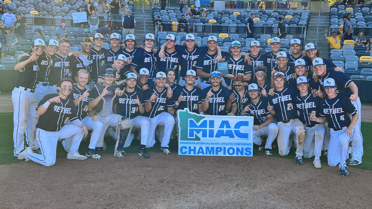 MIACathletics's tweet image. Bethel wins #MIAC Baseball Playoff Championship #d3baseball bit.ly/3yCGbGR