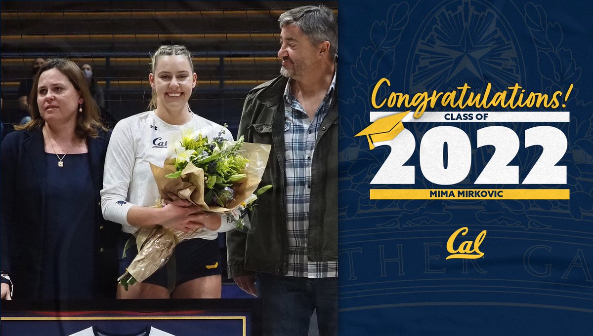 CalVolleyball's tweet photo. Here’s to you, new graduates!! 🎓🐻 https://t.co/73wX6VrPRW