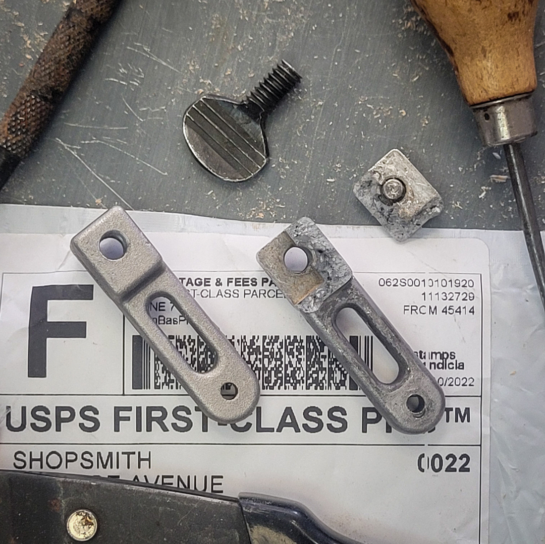 CNThings_'s tweet photo. Amazing to see a tool company still supporting their tools 80 years later. Broke the scroll saw again and for a couple bucks I got the part I needed in a few days. Thanks @shopsmith
#shopsmith #scrollsaw #toolrepair #woodshop #woodwork https://t.co/MkFBQqg3He