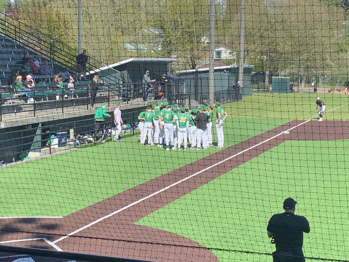 Top of the 6th.
Bears - 2
Beavers - 0
JT Rican with a solo HR over the left field wall. 
Go Bears!