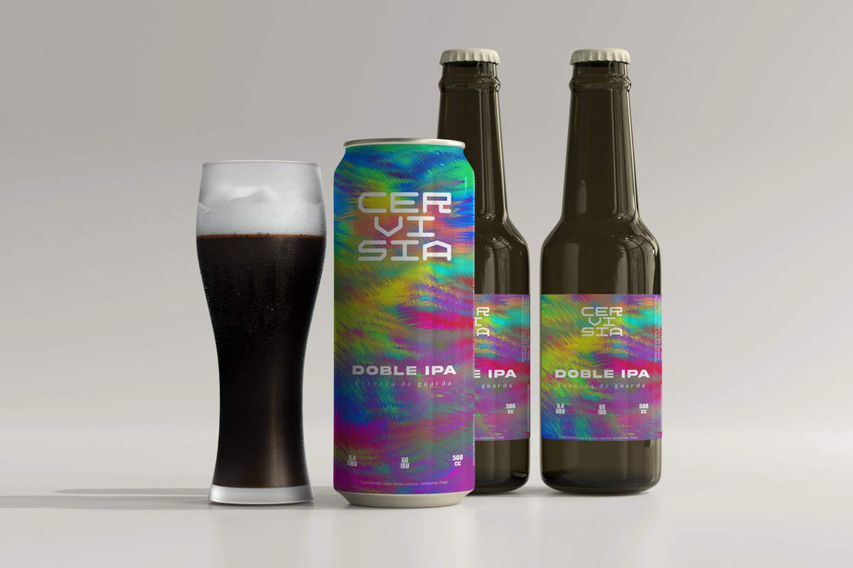 DanielaNashM's tweet photo. Diseño creativo #2 de creación y composición de etiqueta para marca ficticia de cerveza "Cervisia"

#AdobePhotoshop #AdobeIllustrator #WacomOne #DiseñoChileno #DiseñadoraGráfica https://t.co/k6almwWgS1