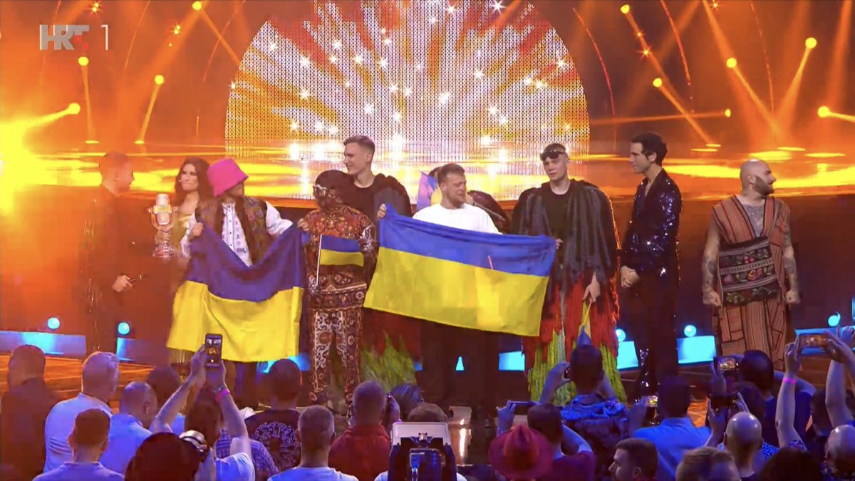 ev_advocate's tweet photo. Ukraine wins #Eurovision2022. Congratulations Ukraine! #eurovision https://t.co/Z6rFF3jhm8