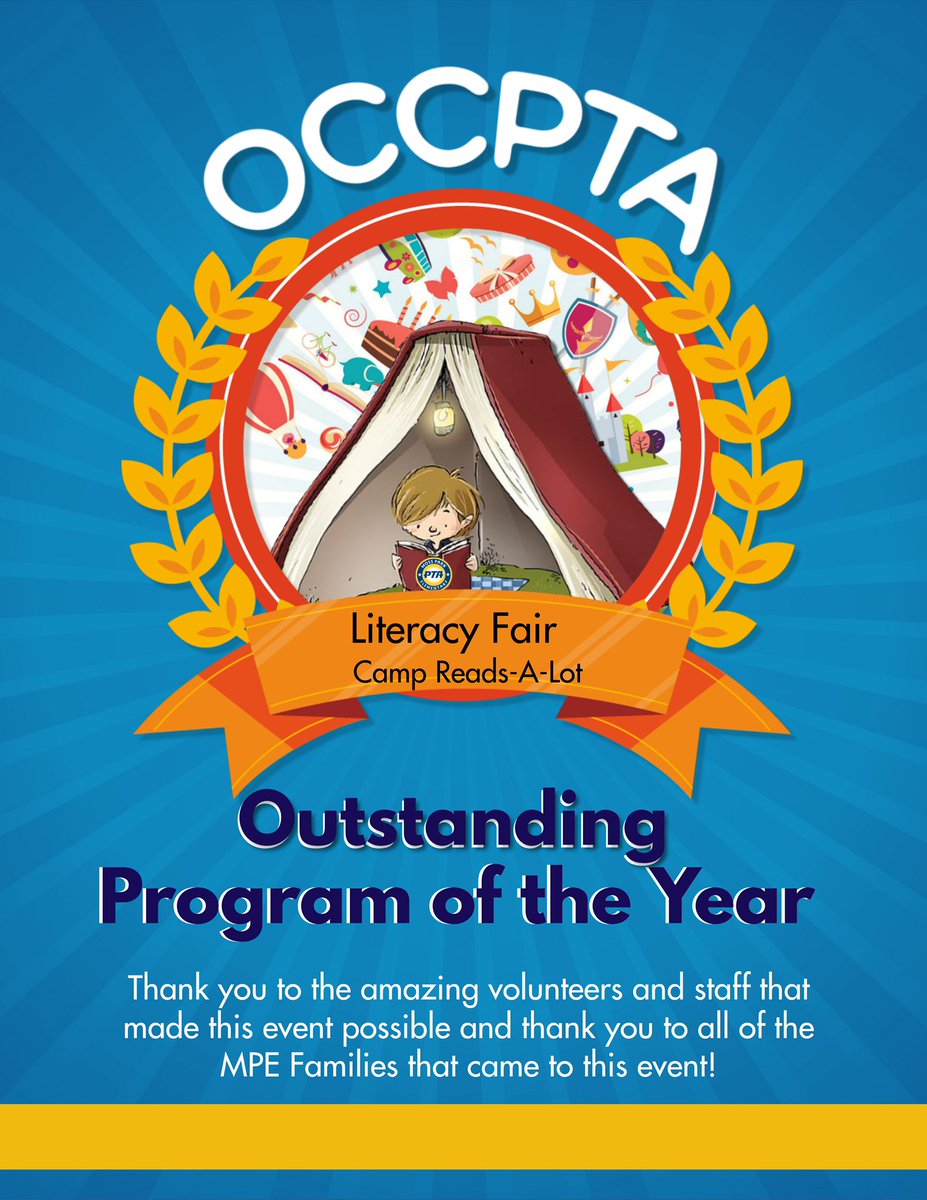 MossParkPTA's tweet photo. Exciting night last night at the OCCPTA Essential Pieces Awards! MPE PTA was honored to be the recipient of the Outstanding Program of the Year Award and a Bronze Membership award! Thanks to all our members and volunteers for making this possible! https://t.co/3XluFnYDZV