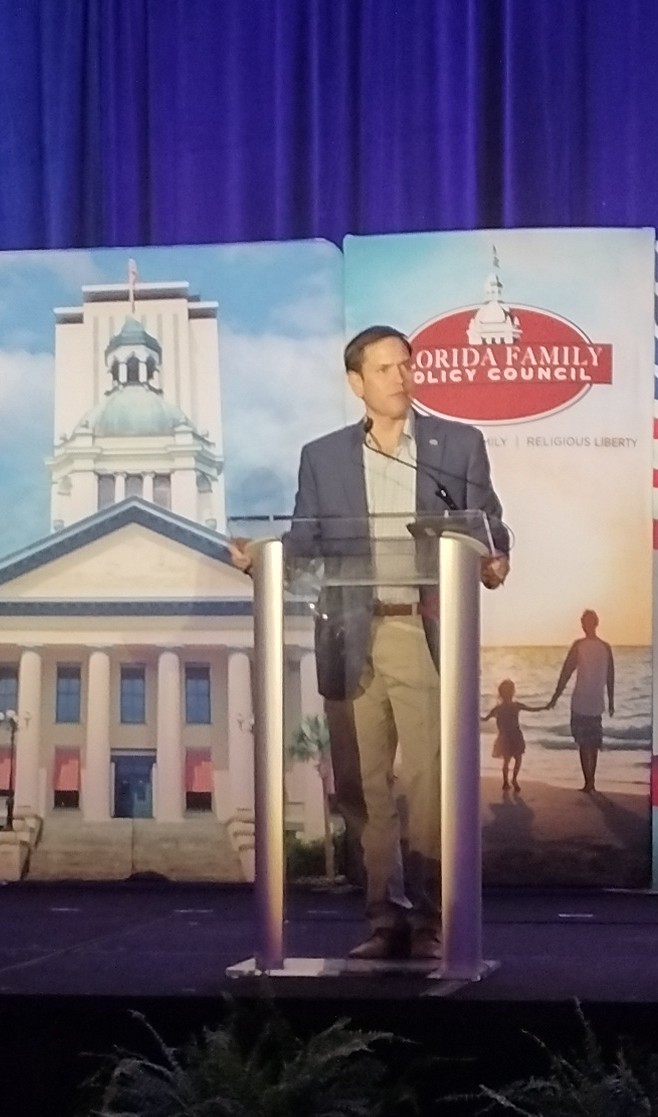 EastSideTea's tweet photo. "If we reach the moment, when we're gonna start making decisions about what kind of human life is worth protecting, we have reached a very dangerous point." ~ @marcorubio #FloridaFPC https://t.co/FNsXoaZ6CA