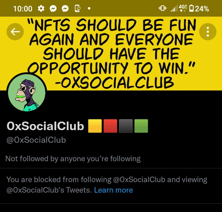 But you ban genuine supporters of you're community #0xSocialClub