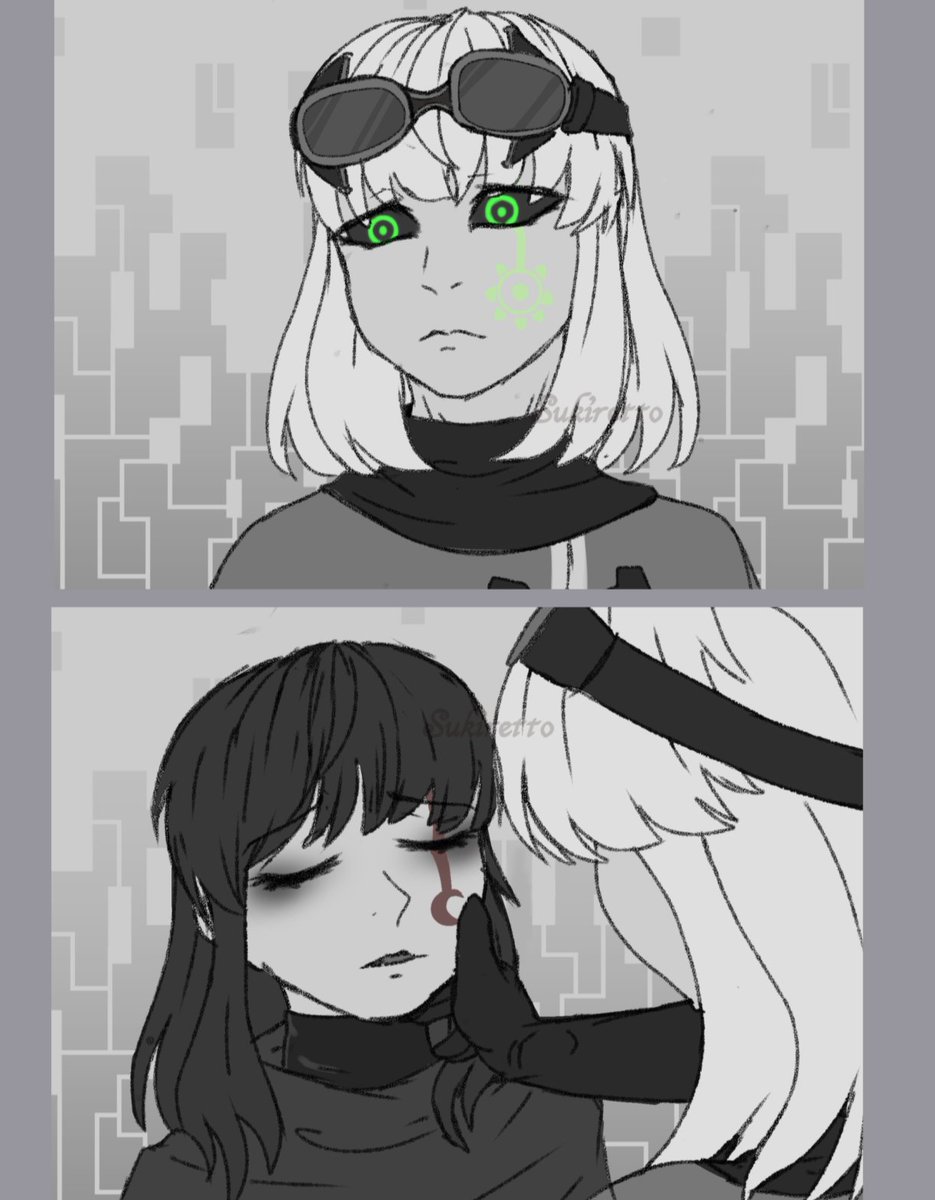 SukirettoArt's tweet photo. Cositas de rol.
Empireverse!Hacker encontrándose a su versión Fell después de ciertos eventos.
Agarrando Inspiración de #multiverseofmadness
#undertaleAU #fanart #frisk #digitalart #friskau #hackerfrisk #fellhacker #underfell #fellfrisk #Empireverse #Empireversehackerfrisk https://t.co/sEx6nfbVCN