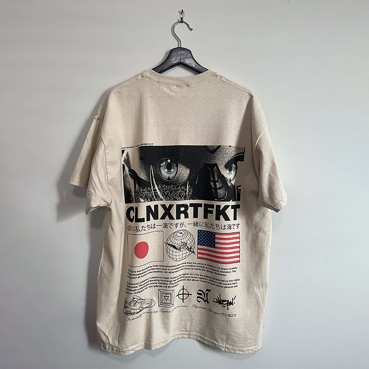 AntbenBen's tweet photo. Ok y’all I added the Tee to https://t.co/VlrkgRa9kS with both options,’as-is’ &amp; ‘your clone’ since mad people said they wanted tees going into summer… might shut it down by next Friday so I can get started designing each clone individually… please share &amp; rt .. #CloneX #rtfkt https://t.co/qLtBLIUpwj