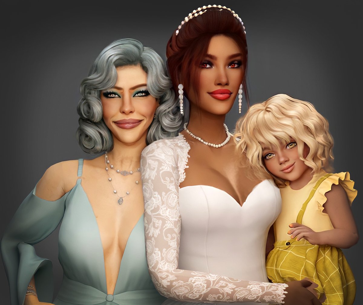 KatPlaysGames_'s tweet photo. Three generations of beauty 💚❤️💛 https://t.co/DQINNis6gc