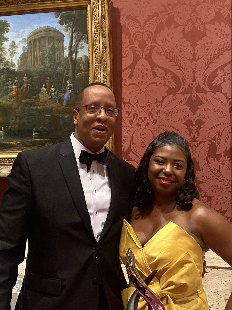 BostonBar's tweet photo. Tonight’s Boston Bar Foundation Public Service Award honoree, Damian Wilmot, and his family and friends. 

#BBFAdamsBenefit https://t.co/W3fPUfxTS9