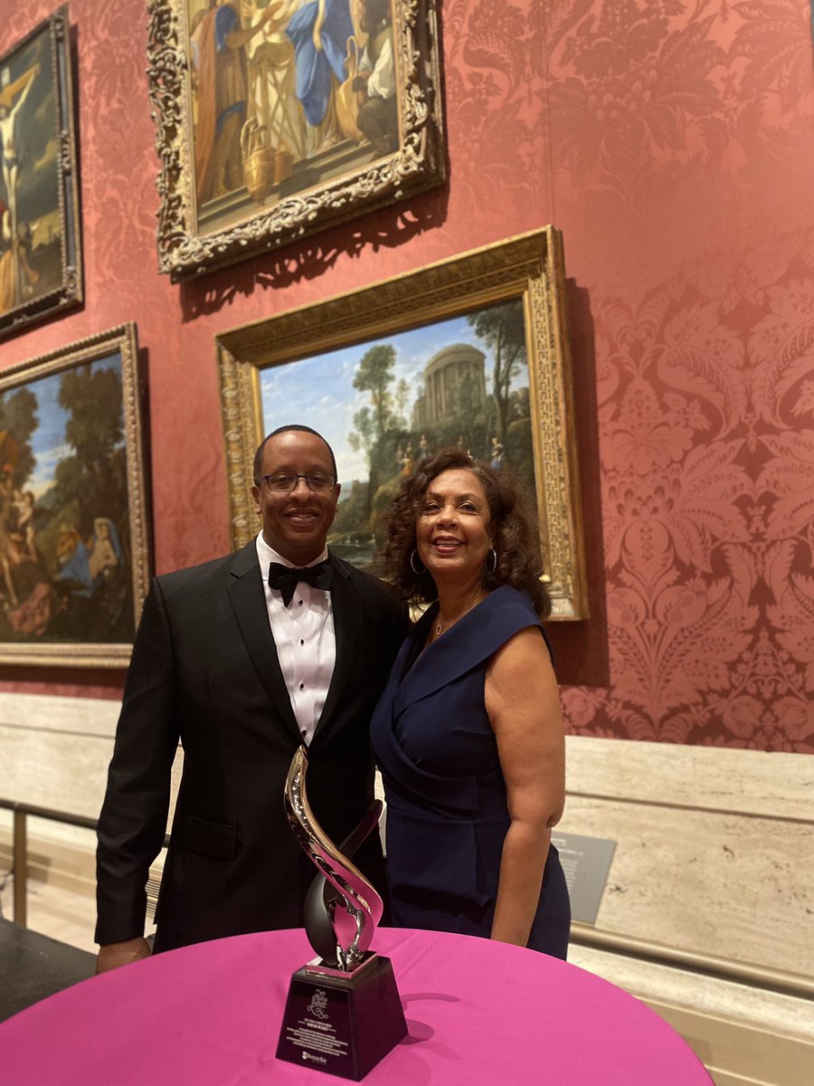 BostonBar's tweet photo. Tonight’s Boston Bar Foundation Public Service Award honoree, Damian Wilmot, and his family and friends. 

#BBFAdamsBenefit https://t.co/W3fPUfxTS9