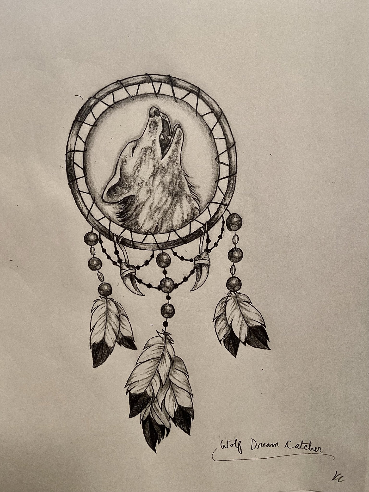 Top 75+ dream catcher with wolves tattoo latest - in.eteachers