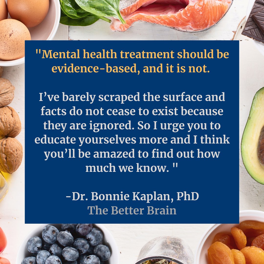 LindsayDixonFP5's tweet photo. Coming soon!
Don’t miss this interview on the evidence for incorporating nutrition into the prevention & treatment of mental health with the amazing Dr. Bonnie Kaplan. @bonnie_kaplan
📍Interview + Q&A launches this Monday!
#Mentalhealth #Nutrition #Evidencebased #TwitteRx https://t.co/iy3nabsqY1