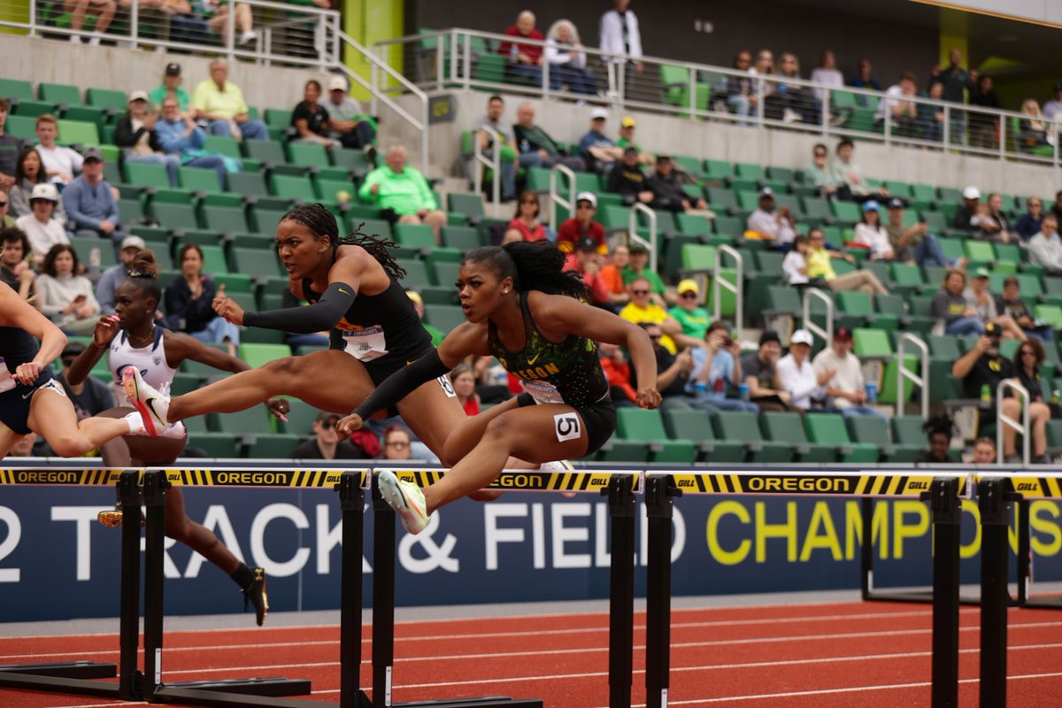 OregonTF's tweet photo. C'mon, @alexandraweb_ 🤩

Webster lowers her PB to 13.04, wins heat one of the #Pac12TF 100mH AND moves into a tie for No. 3 on the Oregon all-time list!

#GoDucks https://t.co/kKZC98Y9Sm