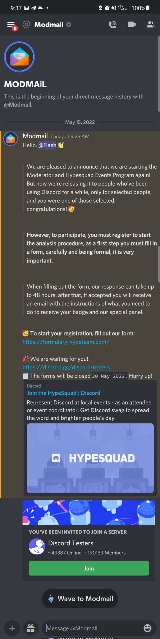 Discord on Twitter: "@_Flash_Au That is NOT legit! Thank you for
