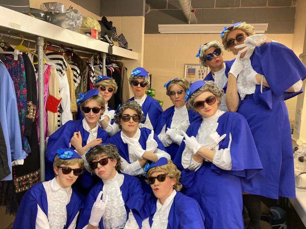 brucelenro162's tweet photo. This week I have been performing in The producers at the capital theatre Horsham performed by #haods  we thought we were looking like gangster grannies 🤣😂@davidwalliams ??#horshamcapital #theproducers #melbrooks #theatre https://t.co/utvIdoBotf