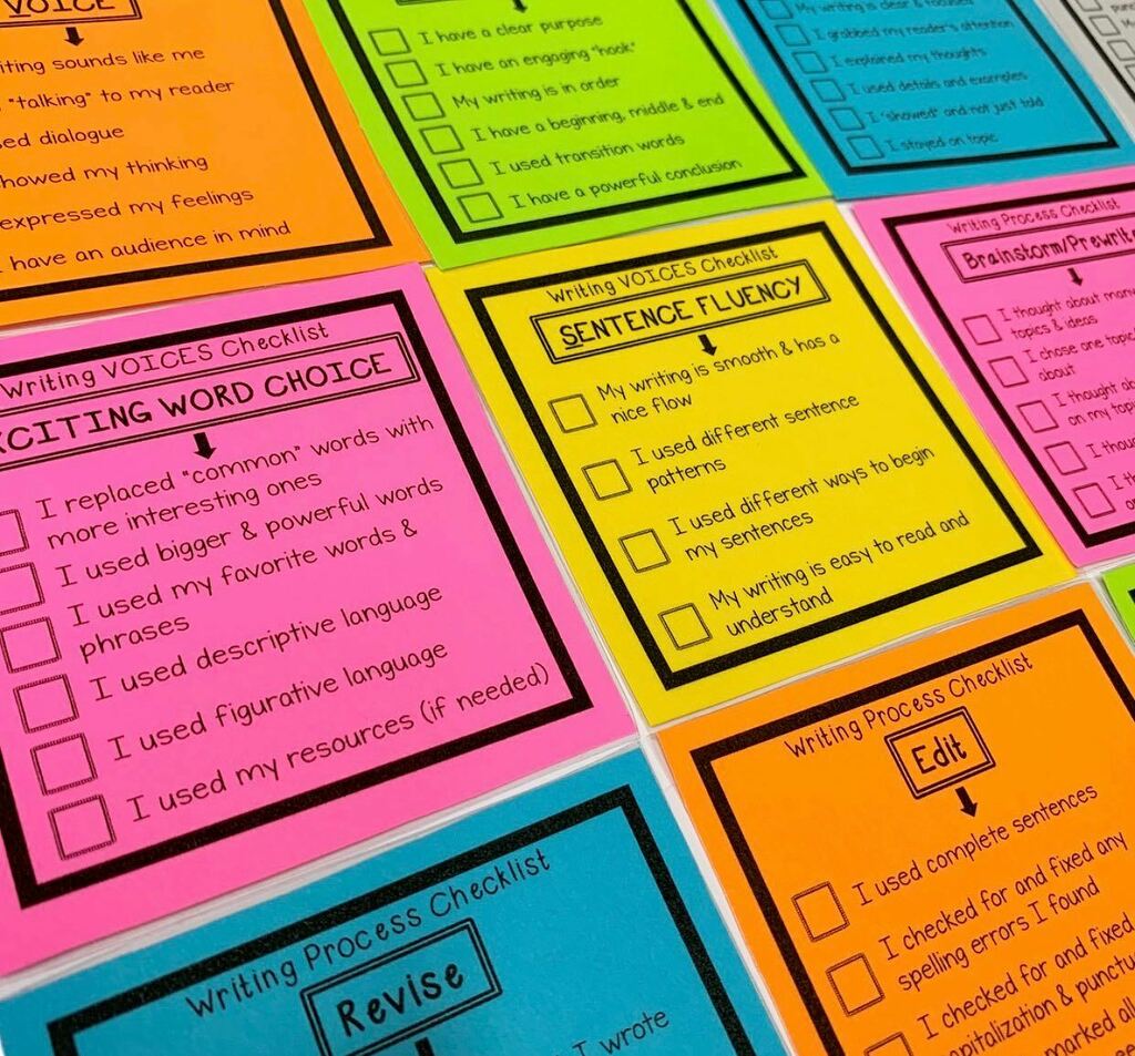One of the best things you can do to support your learners is to send them home with checklists!

👉🏽Checklists will keep students on track with remembering different criteria like the tasks under each step of the writing process of the different componen… instagr.am/p/CdjnOMPMFbR/
