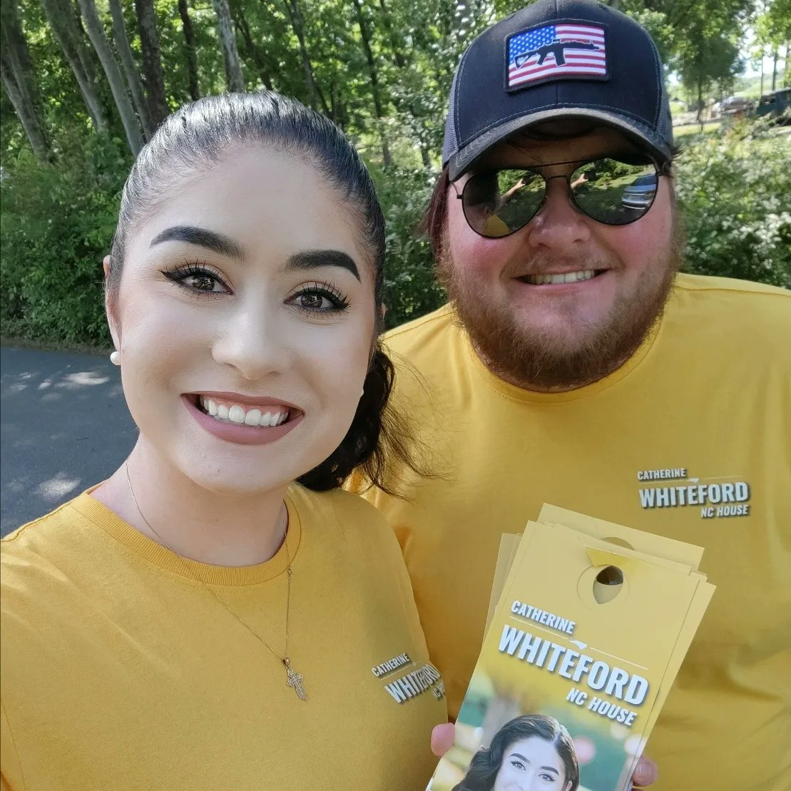 CEWhiteford's tweet photo. It means so much to have support from voters at the polls! Thank you to David and his family who all came out to vote today!

After the polls my volunteers and I went out to knock on doors to spread the word. 

Lets win this on Tuesday! 

#whiteford4house #cabarruscountync https://t.co/rNNq8Q6rM1