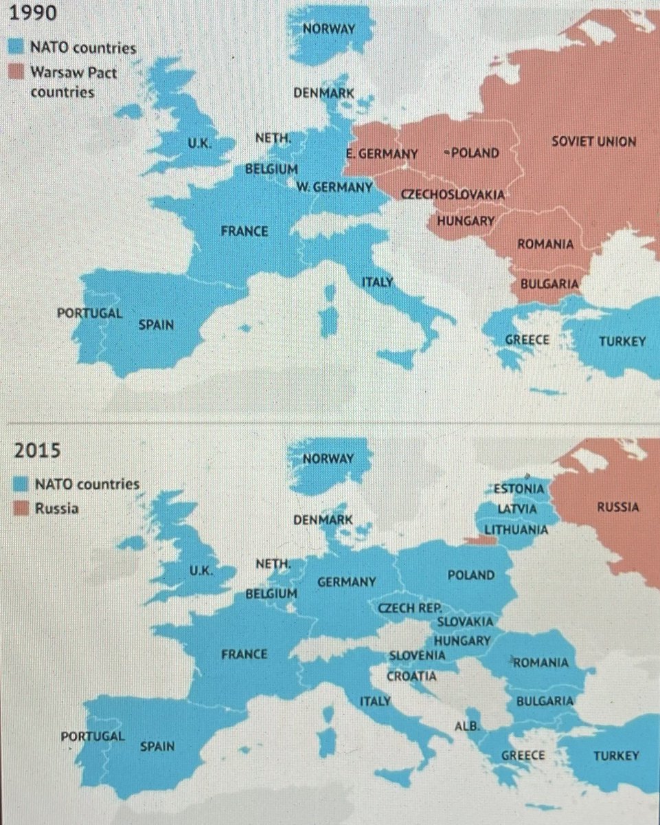 ToecDa's tweet photo. #Russia, which is part of Europe, is not a threat to Europe unless the EU becomes a huge US military base.

Therefore, NATO enlargement is the real threat to Europe.

#UkraineIsNotEU
#UkraineIsNotNATO

#UkraineRussiaWar #Ukraine #Kyiv #Donbass #Kahrkiv #Odessa #Mariupol https://t.co/SC8QU1sVqy