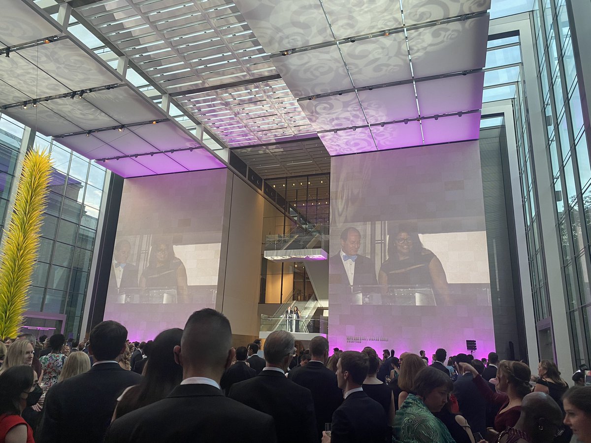 BostonBar's tweet photo. Tonight’s #BBFAdamsBenefit event co-chairs, Paige Scott Reed @PrinceLobel and Marc Rubenstein @RopesGray, welcome guests in the Shapiro Courtyard as the main event gets underway. Paige and Marc just announced that tonight’s event has raised over $900,000. https://t.co/MJPOFWHlBJ