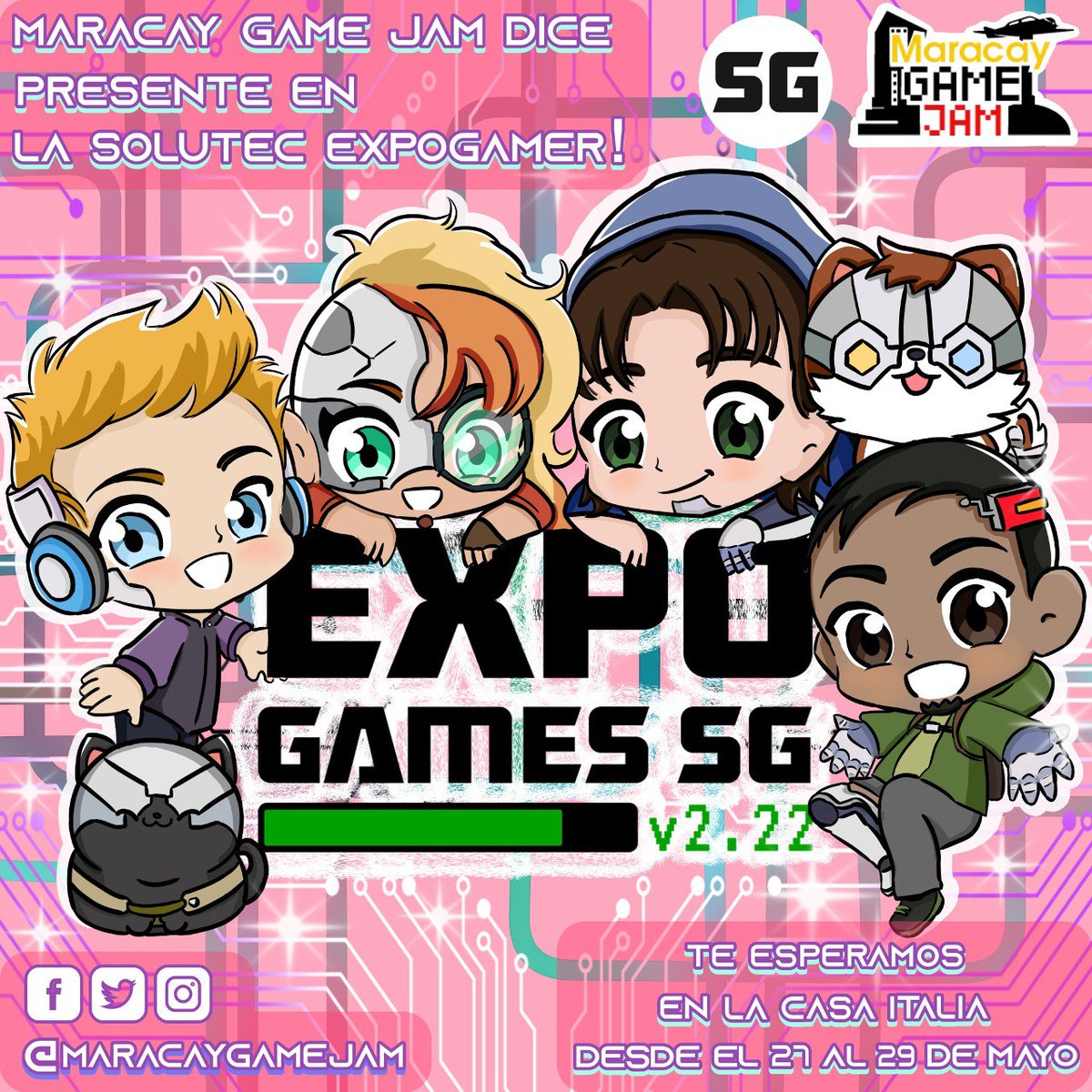 maracaygamejam's tweet photo. ¡Nuevamente, en #expogamer de solutecst!
Prueba juegos creados en #MaracayGameJam, habla con sus desarrolladores, aprende sobre las #gamejam y cómo hacer tu propios juegos.
imagen por https://t.co/5U2s1X5hD6
#GGJMaracay #expogamesg2 #gameDev #STEMAD #gameDesign #maracay https://t.co/0lQQtQghoM