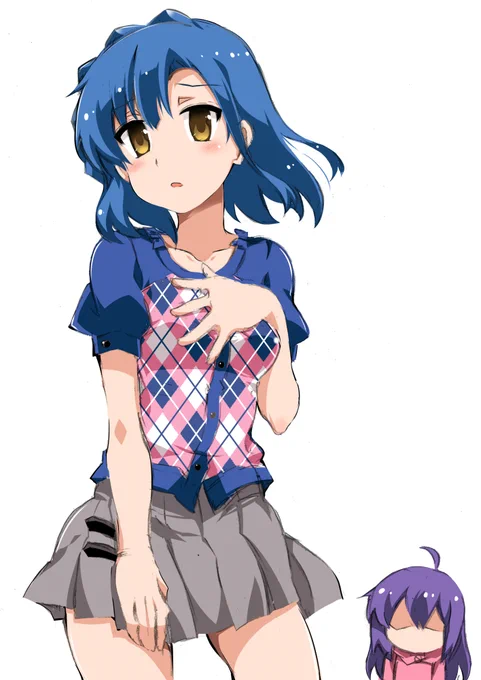 ピュアワンピ杏奈ちゃんを真似する百合子さん 