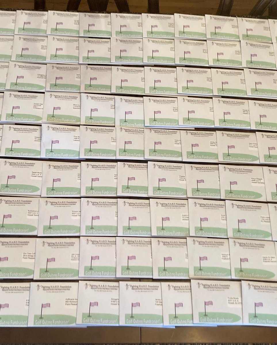 Jcrocker23's tweet photo. It’s golf outing time! @FightingHARD2 is having our second annual golf outing on August 9th. We sent 120+ sponsorship letters this past weekend! Please share the information below if you know of any local business who may want to sponsor ☺️ We are planning on a sold-out event! https://t.co/PBFpPKDNzo