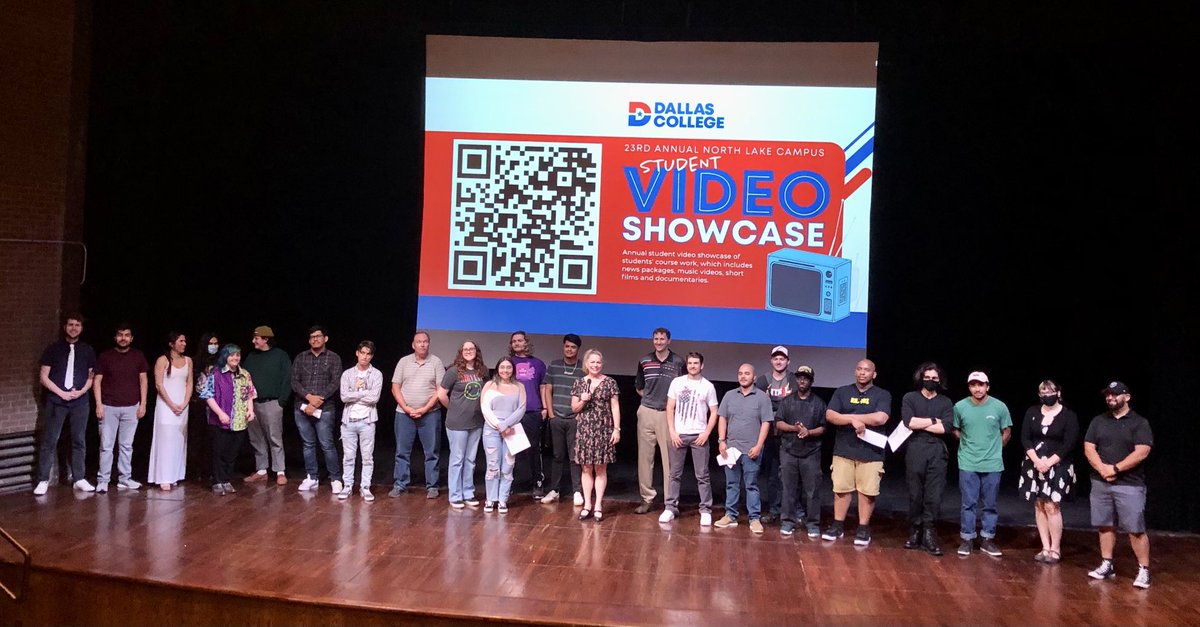 prezslejko's tweet image. Enjoyed our Video Showcase put together by @northlake_dc Video Technology students. Saw professor Vu and student Grace. They came to see the documentary on the @dallascollegetx Civil Rights Trip. It won mentions by both the judges and the audience-choice.