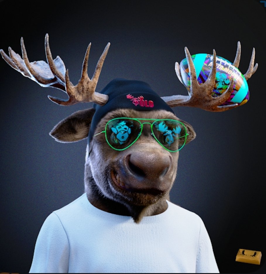 You have only 5 days left to win this Moose! It's a Fan Art contest. Drop in our Discord and submit your entry! this Moose also gets you WL for our upcoming mint!

➡️discord.com/invite/X-Moose

#XMoose #NFTs #nftart #NFTCommunity #nft #passiveincome #Royalties #bayc #CRYPTO #wl