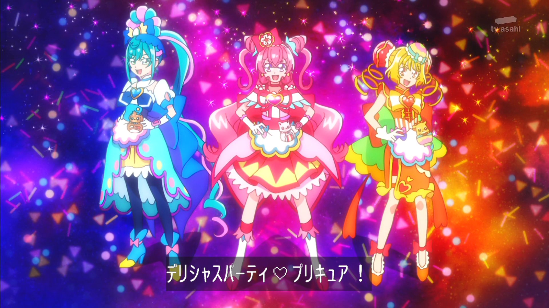 肉まん スマイル10周年 まるで さあ なんでも作るよ と言いそうな強さある一斉名乗りだな Precure T Co An3agf4bvl Twitter