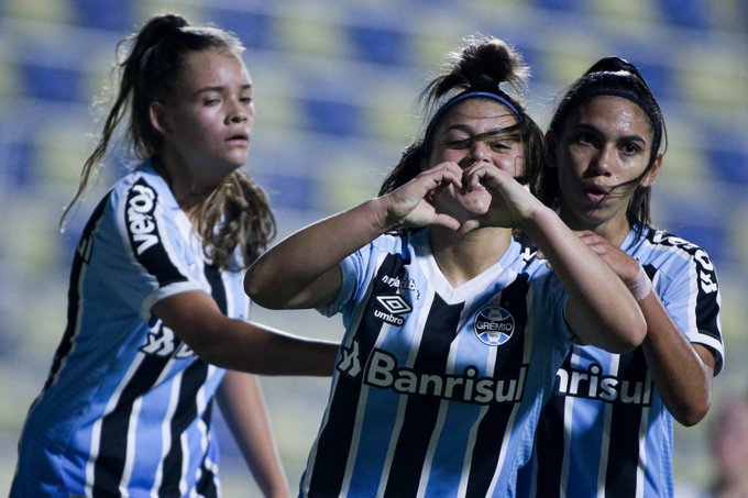 Grêmio goleia o Coritiba e está na próxima fase do Brasileirão Feminino Sub-20