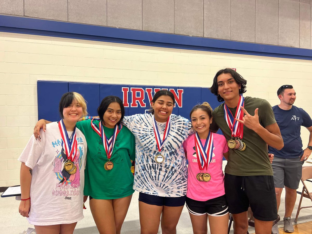 SunCityATA's tweet photo. The 2022 SCATA Student Olympic Games. 
May 14, 2022 at Irvin HS. https://t.co/bwTBG8jUZR