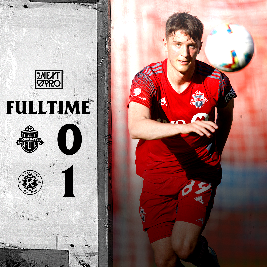 TorontoFCII's tweet photo. A tough one to take.
#TORvsNE | #TFCLive https://t.co/lgnSDKcHcS